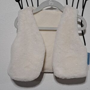 Plush Thick Faux Fur Toddler Vest  sz. 3T